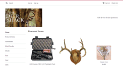Desktop Screenshot of deershack.com